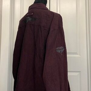 Harley-Davidson Burgundy Button-Up Shirt – Genuine MotorClothes – 2XL
